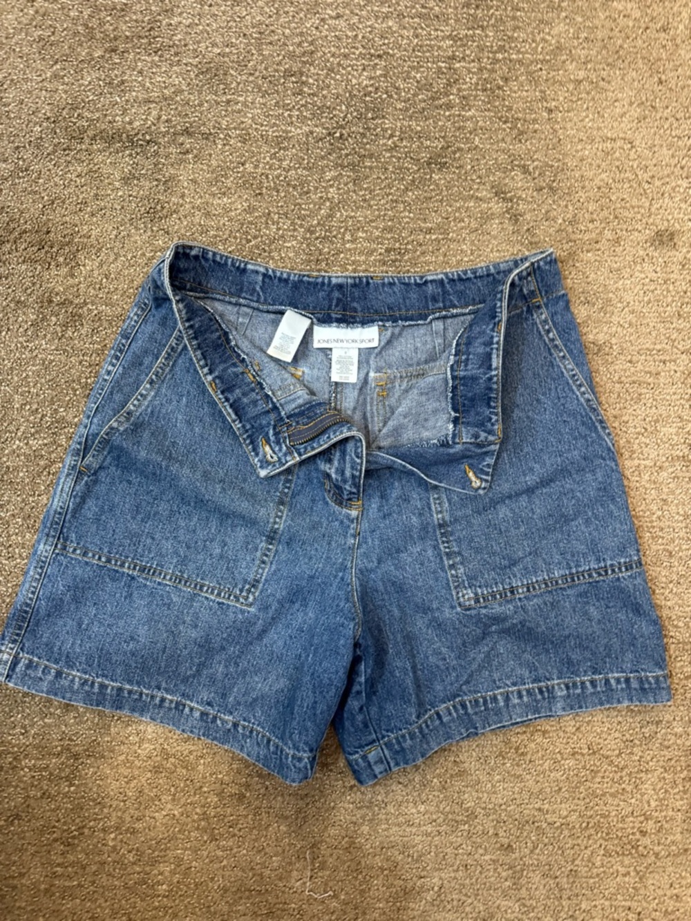 Jones New York Blue Denim Jean Shorts